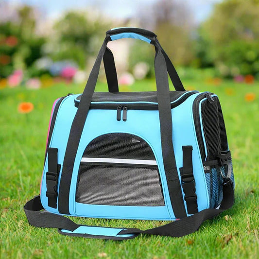 Sac de Transport pour Chien - DogCarrierBag™ - Bleu - Voyage canin
