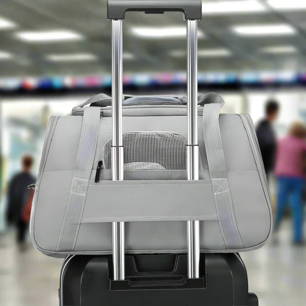 Sac de Transport pour Chien - DogCarrierBag™ - Gris - Voyage canin