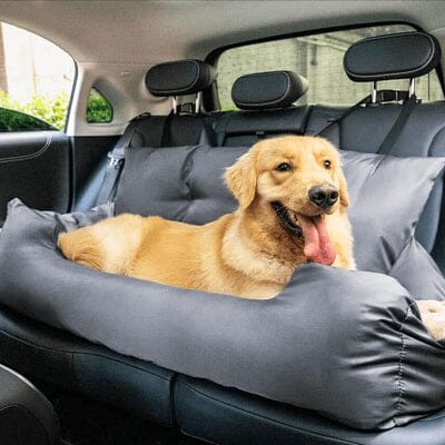 Siège Auto Animaux - CarrierTravelDog™ - Gris - Voyage canin