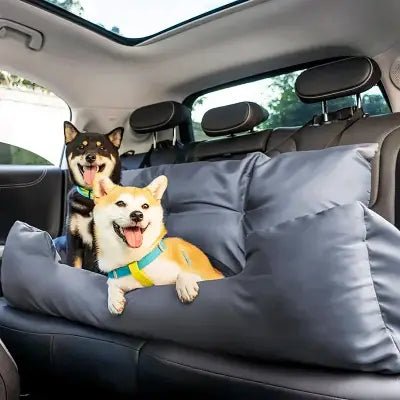 Siège Auto Animaux - CarrierTravelDog™ - Gris - Voyage canin